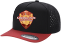 AZ Little League Logo Hat Black with Red Bill