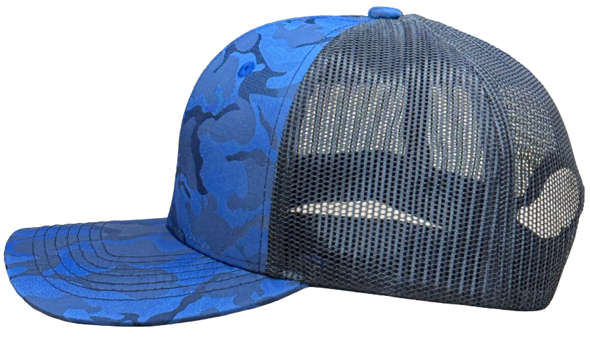 Kyrene Del Norte Dual Language Academy Classic Logo - Trucker Royal Camo and Black