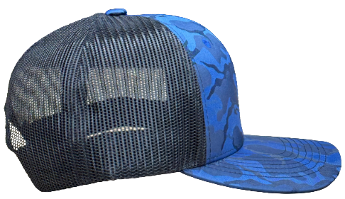 Kyrene Del Norte Dual Language Academy Classic Logo - Trucker Royal Camo and Black
