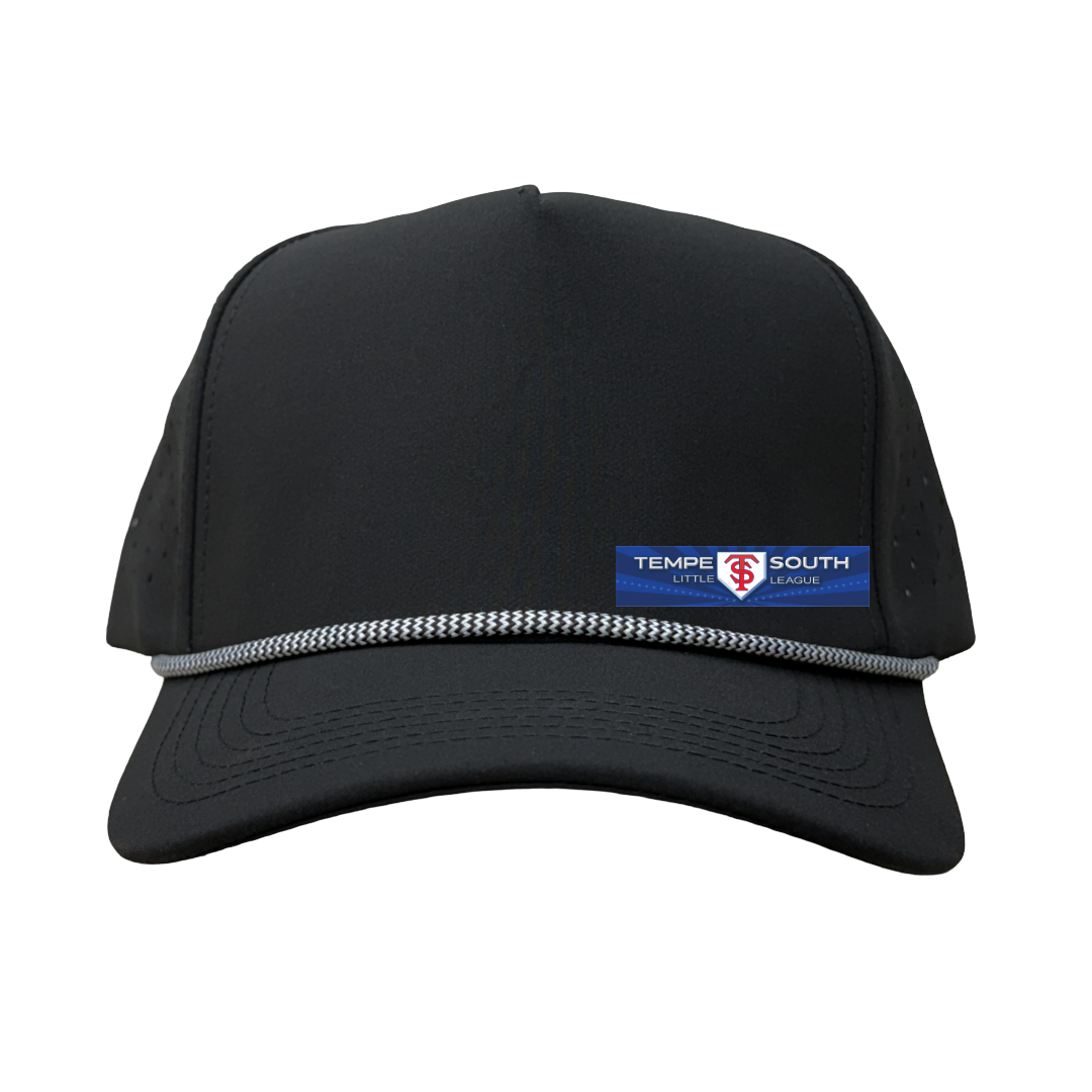 Tempe South Little League - League Logo Black with White Rope