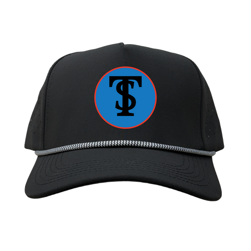 Tempe South Little League - Blue Circle Black with White Rope