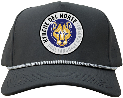 Kyrene Del Norte Dual Language Academy Classic Logo - Waterproof Performance Black with White Rope