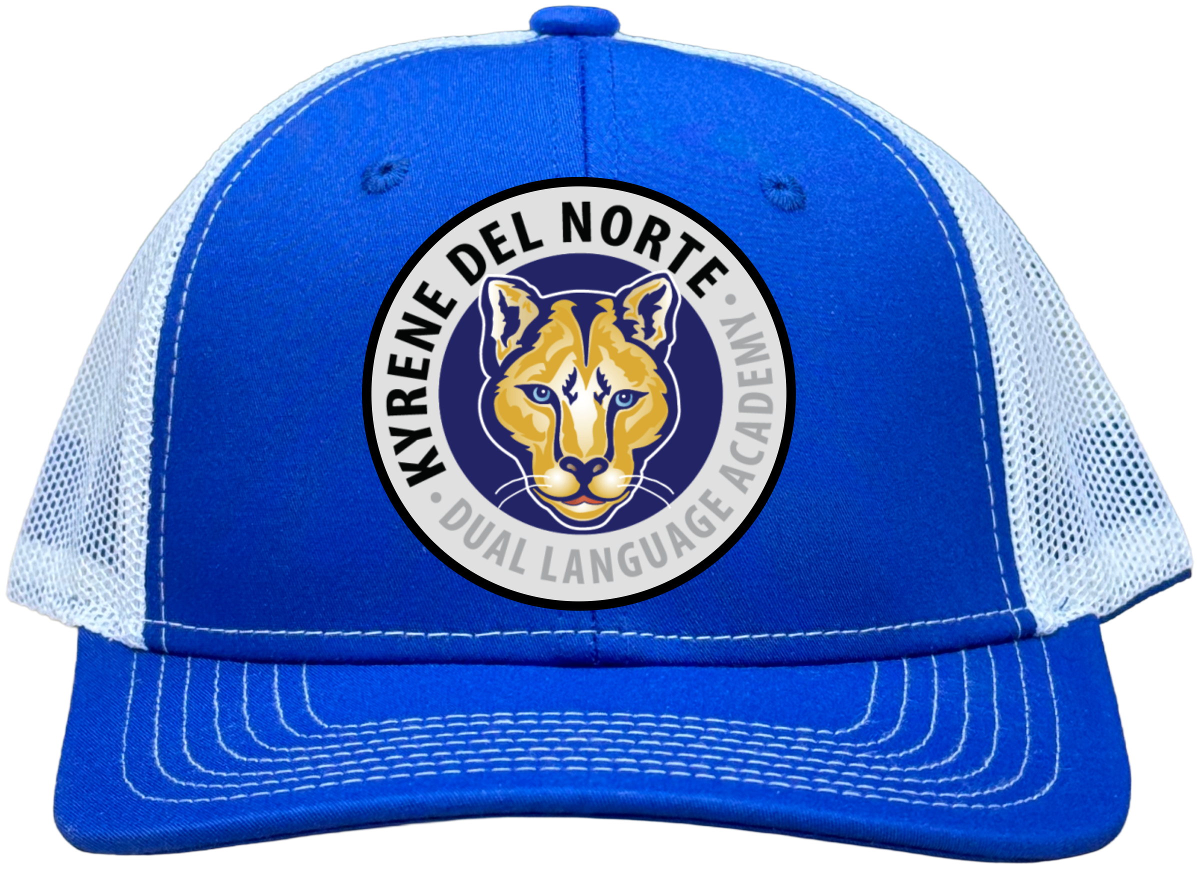 Kyrene Del Norte Dual Language Academy Classic Logo - Trucker Royal and White