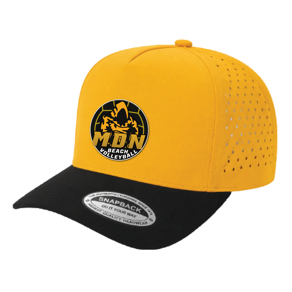 Marcos De Niza - Beach Volleyball Gold with Black Bill