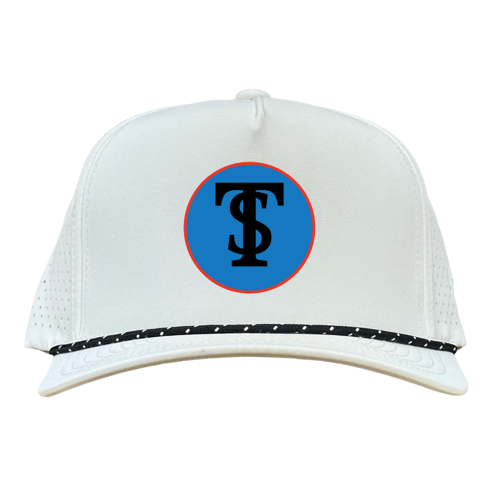Tempe South Little League - Blue Circle White with Black Rope