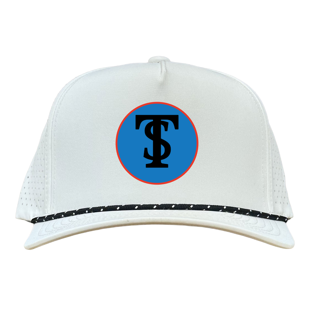 Tempe South Little League - Blue Circle White with Black Rope