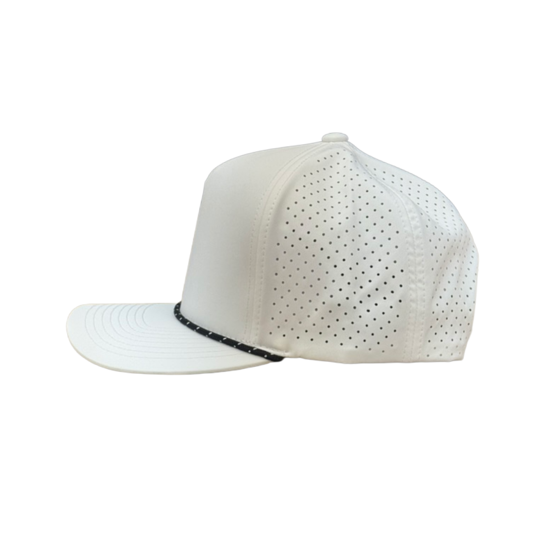 Kyrene Del Norte Dual Language Academy Classic Logo - Waterproof Performance White with Black Rope