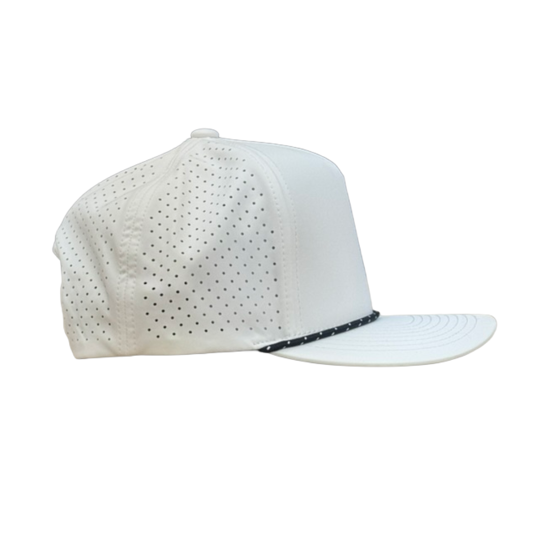 Kyrene Del Norte Dual Language Academy Classic Logo - Waterproof Performance White with Black Rope